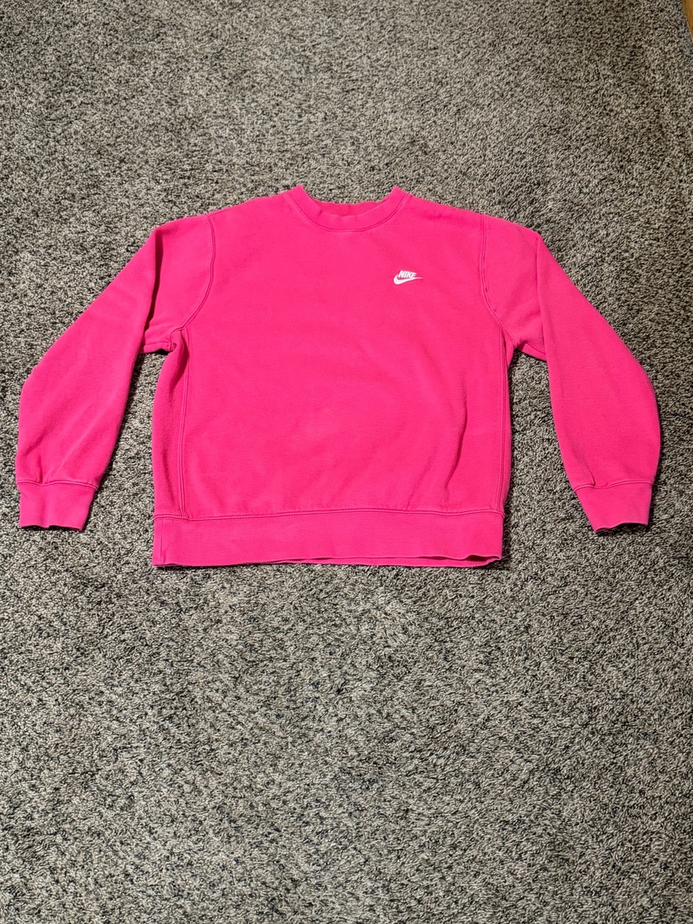 Nike Men's Crewneck Sweatshirt - Hot Pink